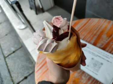 アイスクリーム&クレープCALVA｜再オープン初日に行ってきた！！
